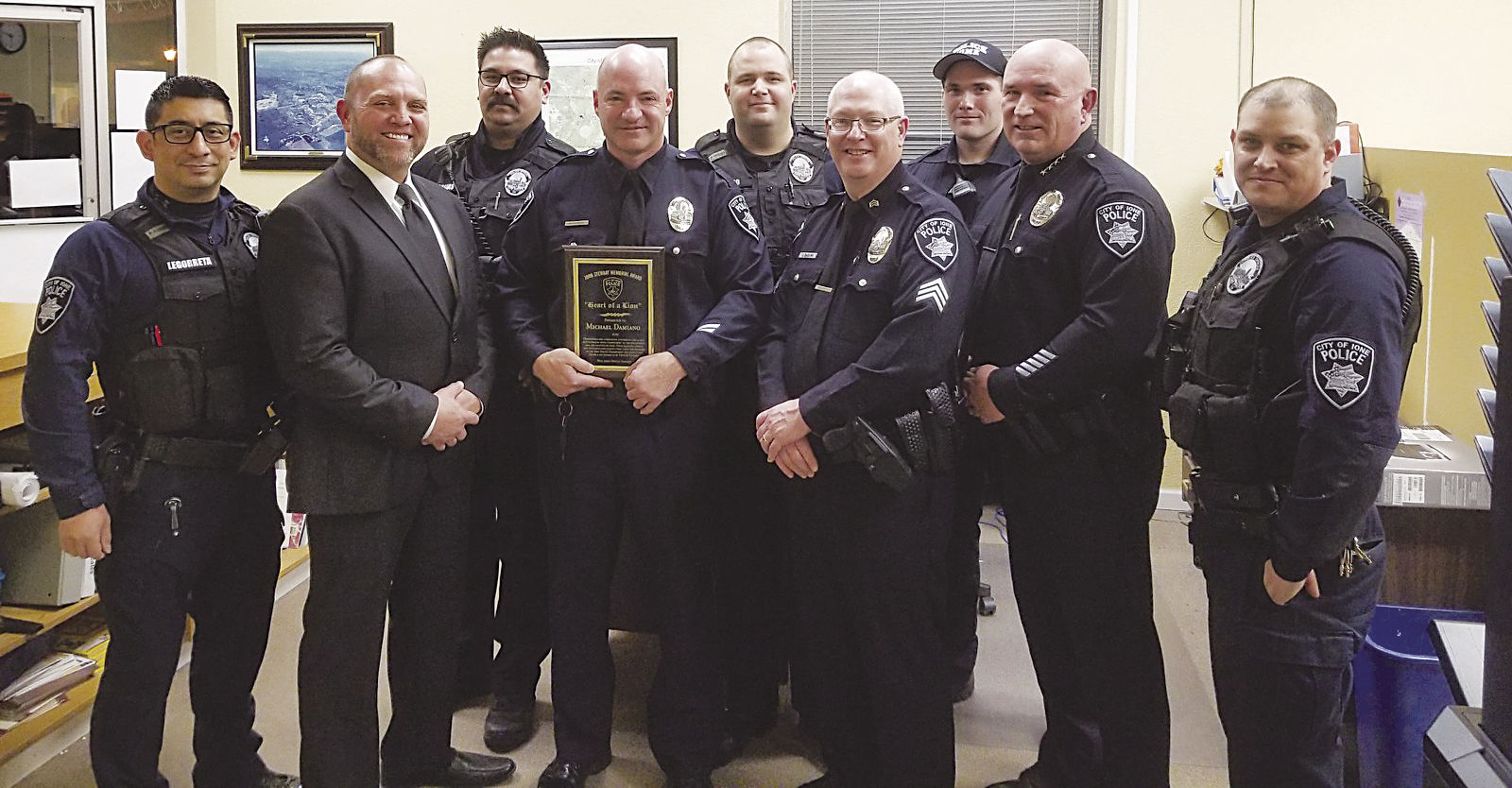 Ione P.D. recognizes Officer of the Year